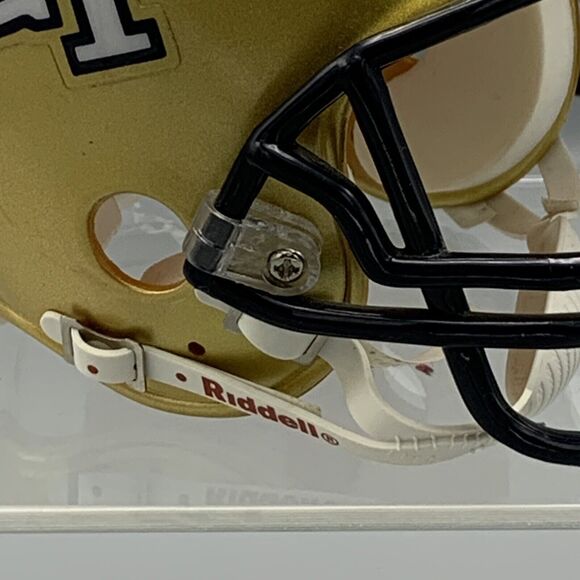 Vtg NCAA Mini Riddell GT Football Helmet Georgia Tech Yellow Jackets Bobby Dodd - Picture 6 of 15